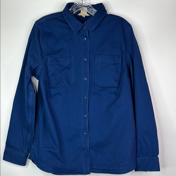 Duluth Trading 23306 Blue Ridge Moleskin Stretch Shirt Size Medium - Picture 1 of 8